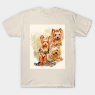 Yorkshire Terrier with Ghost T-Shirt